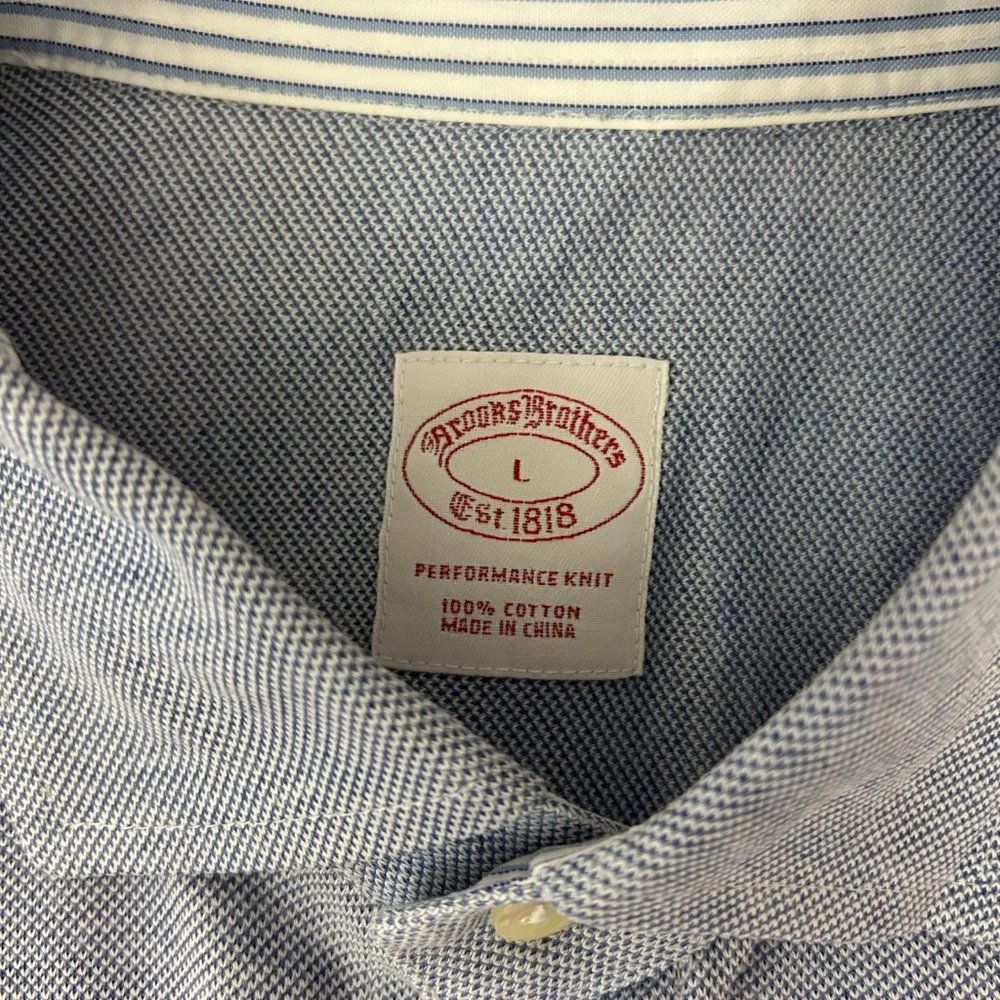 Brooks Brothers 1818 Performance‎ Knit Slim Tall Shirt Men
